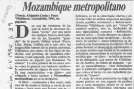 Mozambique metropolitano  [artículo] Selenio.