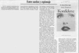 Entre sueños y espionaje  [artículo] Marino Muñoz Lagos.