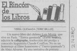 Tierra quemada" (Terre Bruleé)