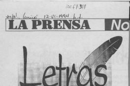Letras  [artículo].