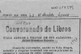 Conversando de libros  [artículo].