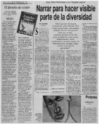 Narrar para hacer visible parte de la diversidad