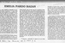 Emilia Pardo Bazán