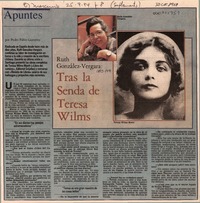 Tras la senda de Teresa Wilms