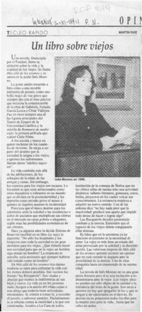 Un libro sobre viejos  [artículo] Martín Ruiz.