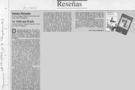 Reseñas  [artículo] Luis Vargas Saavedra.