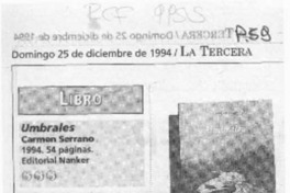 Umbrales  [artículo] Andrés Gómez.