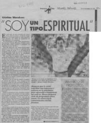 Soy un tipo espiritual
