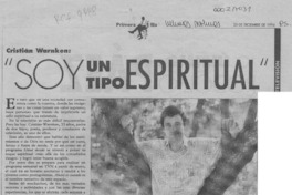 Soy un tipo espiritual