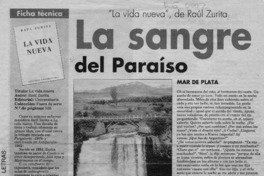 La sangre del Paraíso  [artículo].