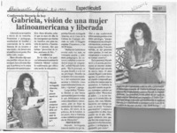 Gabriela, visión de una mujer latinoamericana y liberada  [artículo].