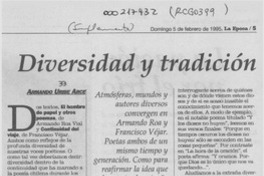 Diversidad y tradición