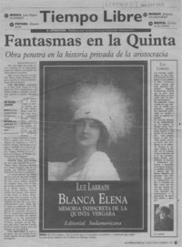 Fantasmas en la Quinta  [artículo] Luz Larraín.