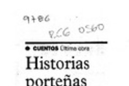Historias porteñas de México  [artículo].
