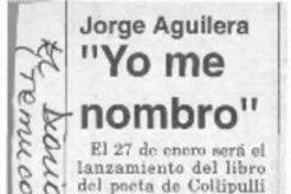 Yo me nombro  [artículo].
