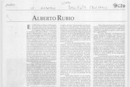 Alberto Rubio