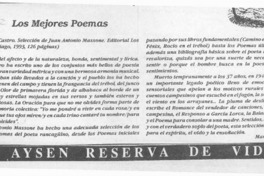 Los mejores poemas  [artículo] Manuel Peña Muñoz.