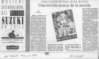 Una novela acerca de la novela  [artículo] I. I.