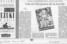 Una novela acerca de la novela  [artículo] I. I.