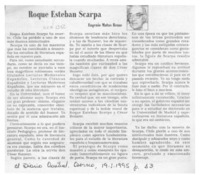 Roque Esteban Scarpa  [artículo] Eugenio Matus Romo.
