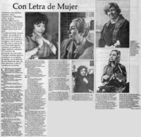 Con letra de mujer