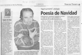 Poesía de navidad  [artículo] Andrés Gómez.