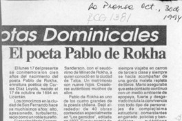 El poeta Pablo de Rokha
