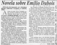 Novela sobre Emilio Dubois