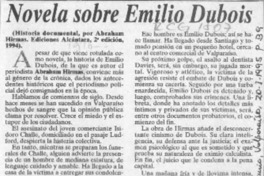 Novela sobre Emilio Dubois