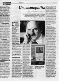 Un cosmopolita  [artículo] Camilo Marks.