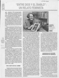 Entre Dios y el Diablo, un relato feminista  [artículo].