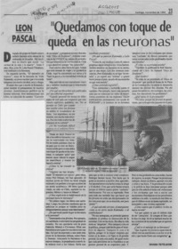 "Quedamos con toque de queda en las neuronas"  [artículo] Marina Teitelboim.