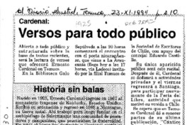 Versos para todo público  [artículo].