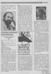 Exhibicionismo y perversión