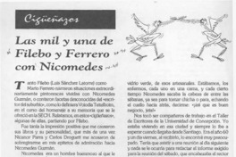 Las Mil y una de Filebo y Ferrero con Nicomedes  [artículo].