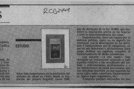 El sistema de salud chileno  [artículo] Magdalena Gandolfo G.