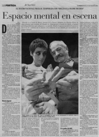 Espacio mental en escena  [artículo] R. L.
