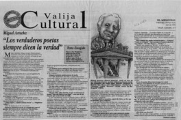 "Los verdaderos poetas siempre dicen la verdad"  [artículo] Esteban Lousteau.