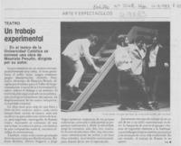 Un trabajo experimental