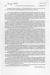 La espiritualidad chilena en tiempos de Santa Teresa de Los Andes  [artículo] Mauro Matthei.