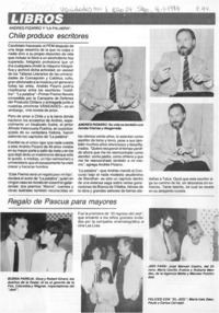 Chile produce escritores