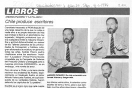 Chile produce escritores