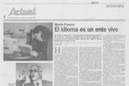 El idioma es un ente vivo