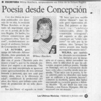 Poesía desde Concepción