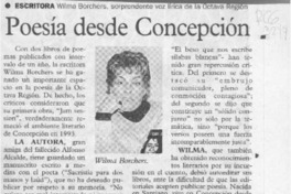 Poesía desde Concepción