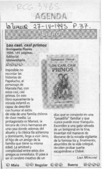 Los casi, casi primos  [artículo] Lina Meruane.