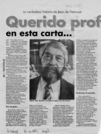 Querido profe, en esta carta --  [artículo] Mili Rodríguez.