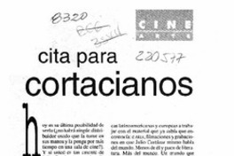 Cita para cortacianos  [artículo] María Eugenia Meza.