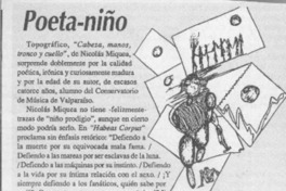 Poeta-niño  [artículo] Antonio J. Salgado.