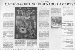 Memorias de un condenado a amarte  [artículo] Nelson Cáceres A.